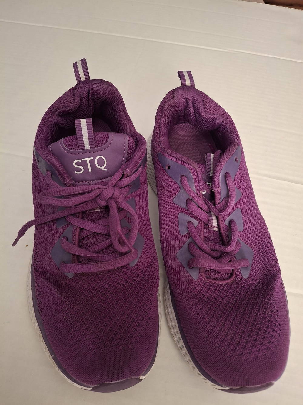 STQ Women's Athletic Walking SneakerPurple